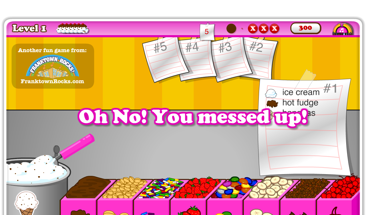 Ice Cream Sundae Rush Get Online Games Reviews For Free Find Your