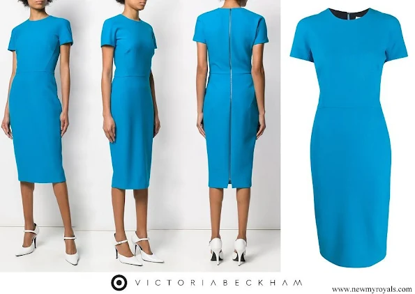 Meghan Markle wore Victoria Beckham pencil midi dress