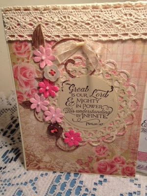 Our Daily Bread designs Scripture Collection 11, ODBD Blushing Rose Paper Collection, ODBD Customer Card of the Day Created by Dottie Seubert
