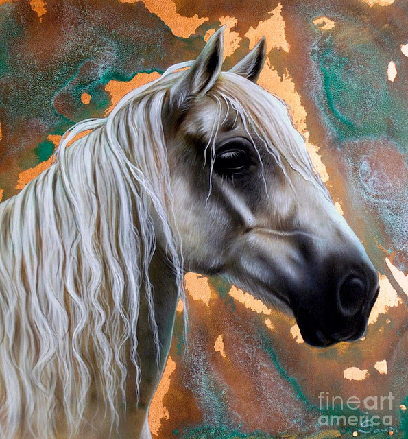 caballo-blanco-pintura-al-oleo