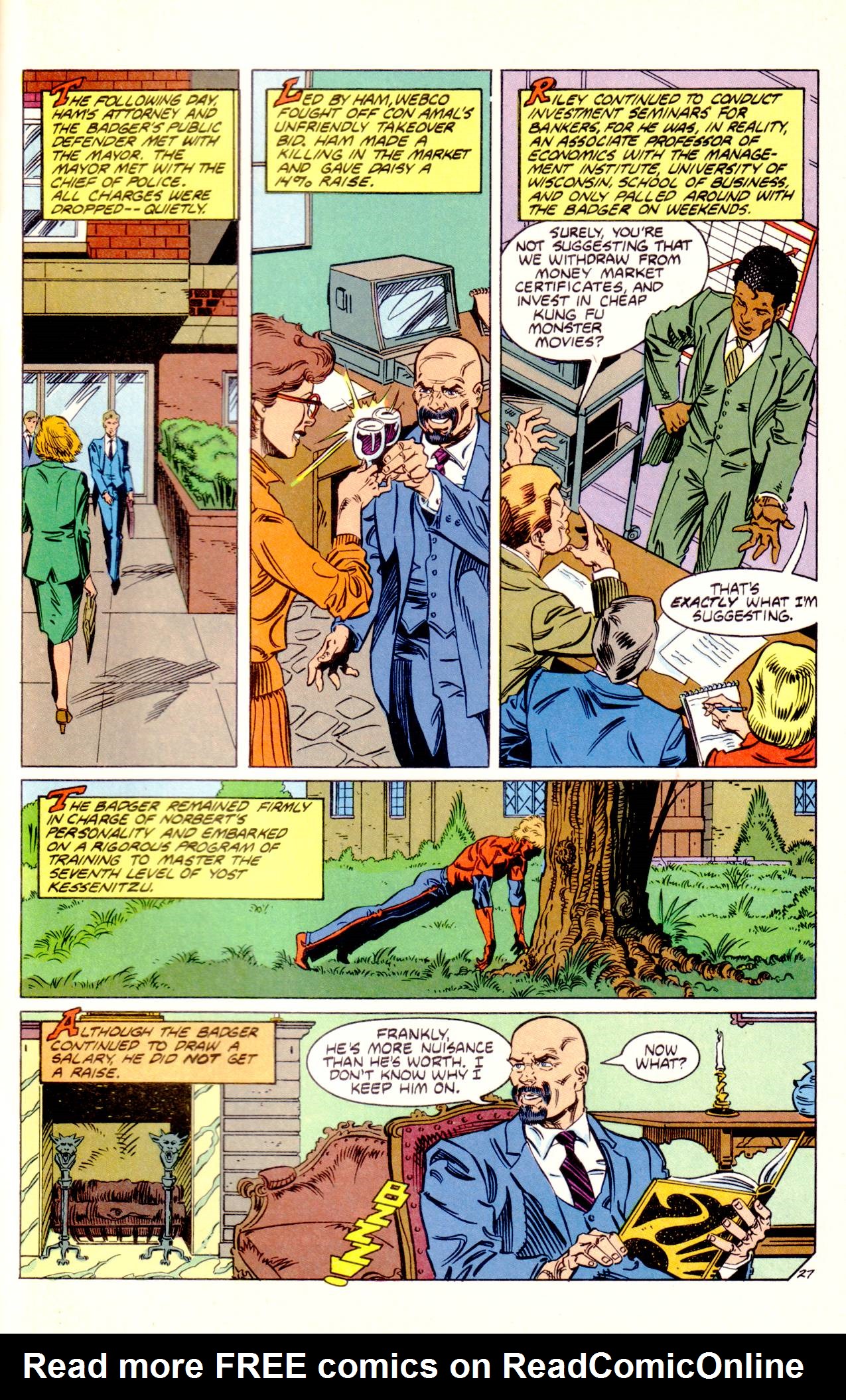 Read online The Badger comic -  Issue #8 - 29