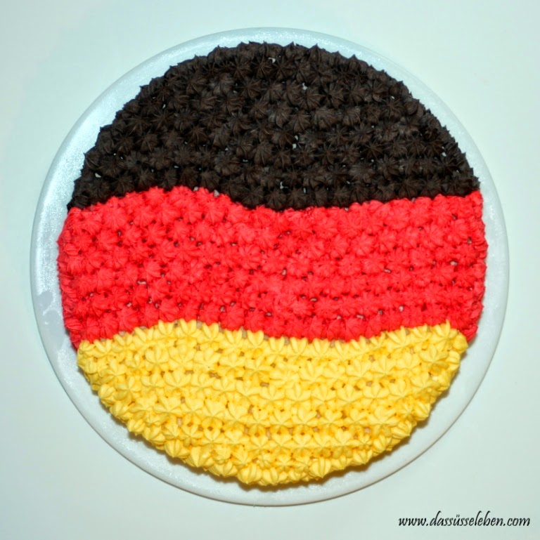 Rezept Deutschland-Torte | Das süße Leben