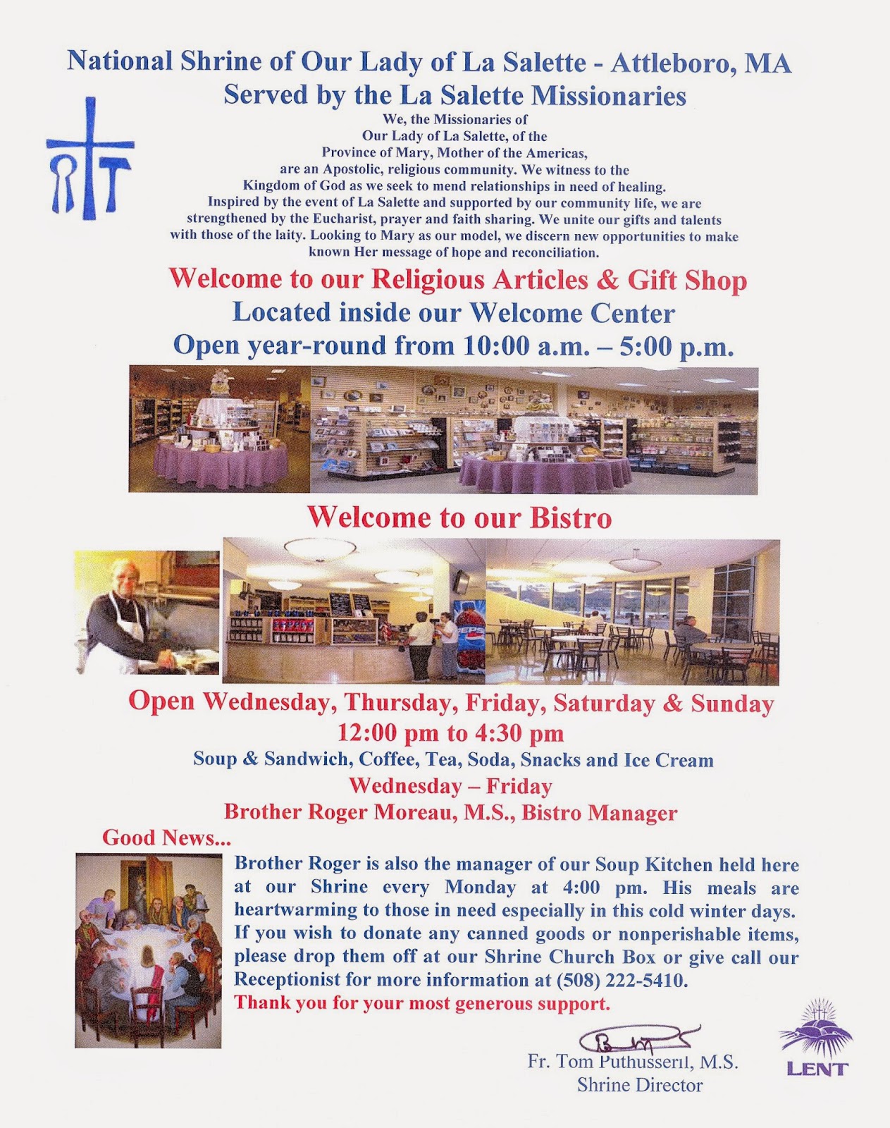 Our Lady of La Salette You to Her Shrine! Come...Be Blessed