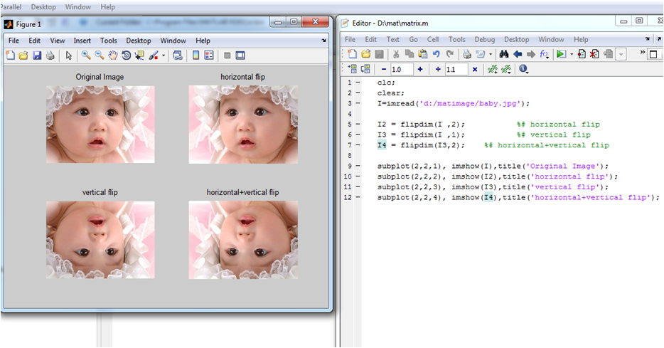 Sourcecodepoint Write A Matlab Program For Flip A Image
