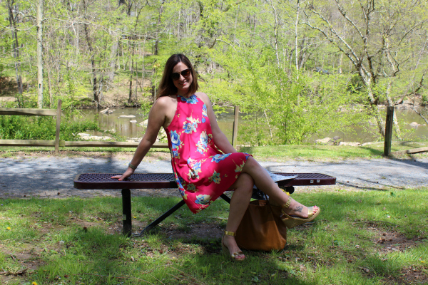floral swing dress, Pure Hearts Boutique, spring style
