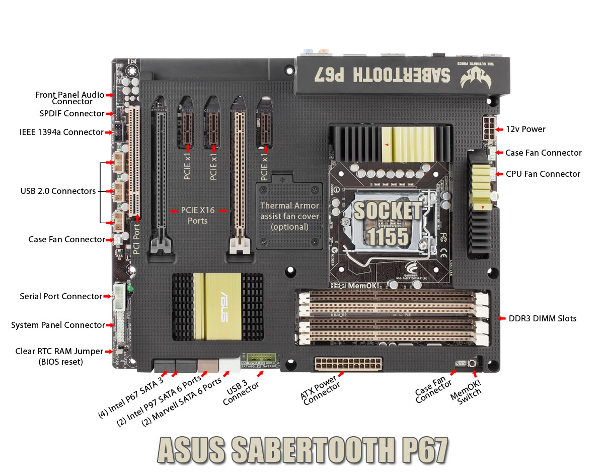 Stereowise Plus: ASUS Sabertooth P67 Motherboard Review by Mike Fackrell