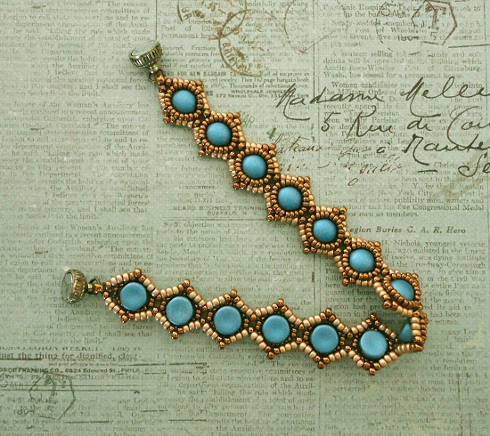 Linda's Crafty Inspirations: Bracelet of the Day: SimplElegance Bracelet