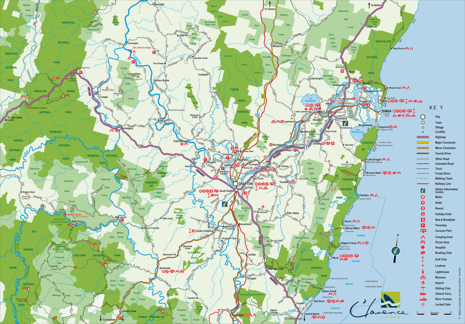 Map Of National Parks Nsw North Coast Voices: No Nsw National Parks Jobs To Go From Clarence Valley  Until Next Year's State Budget?