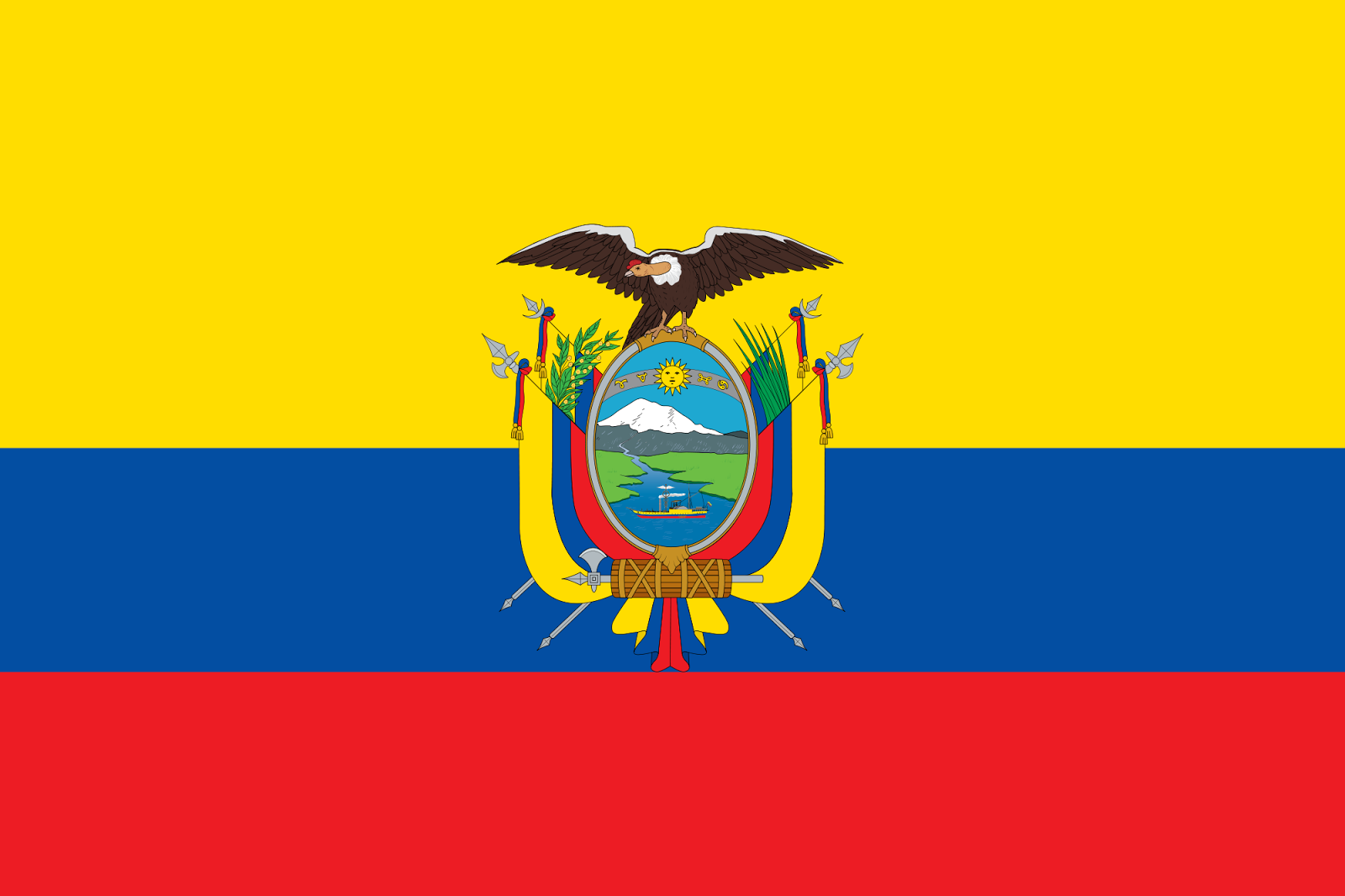 FLAG OF ECUADOR