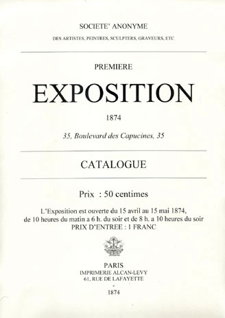 Exposition affiche | First Impressionist exhibition, 1874