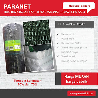 Paranet Untuk Melindungi Bibit Tanaman dari Hujan - Jual Paranet