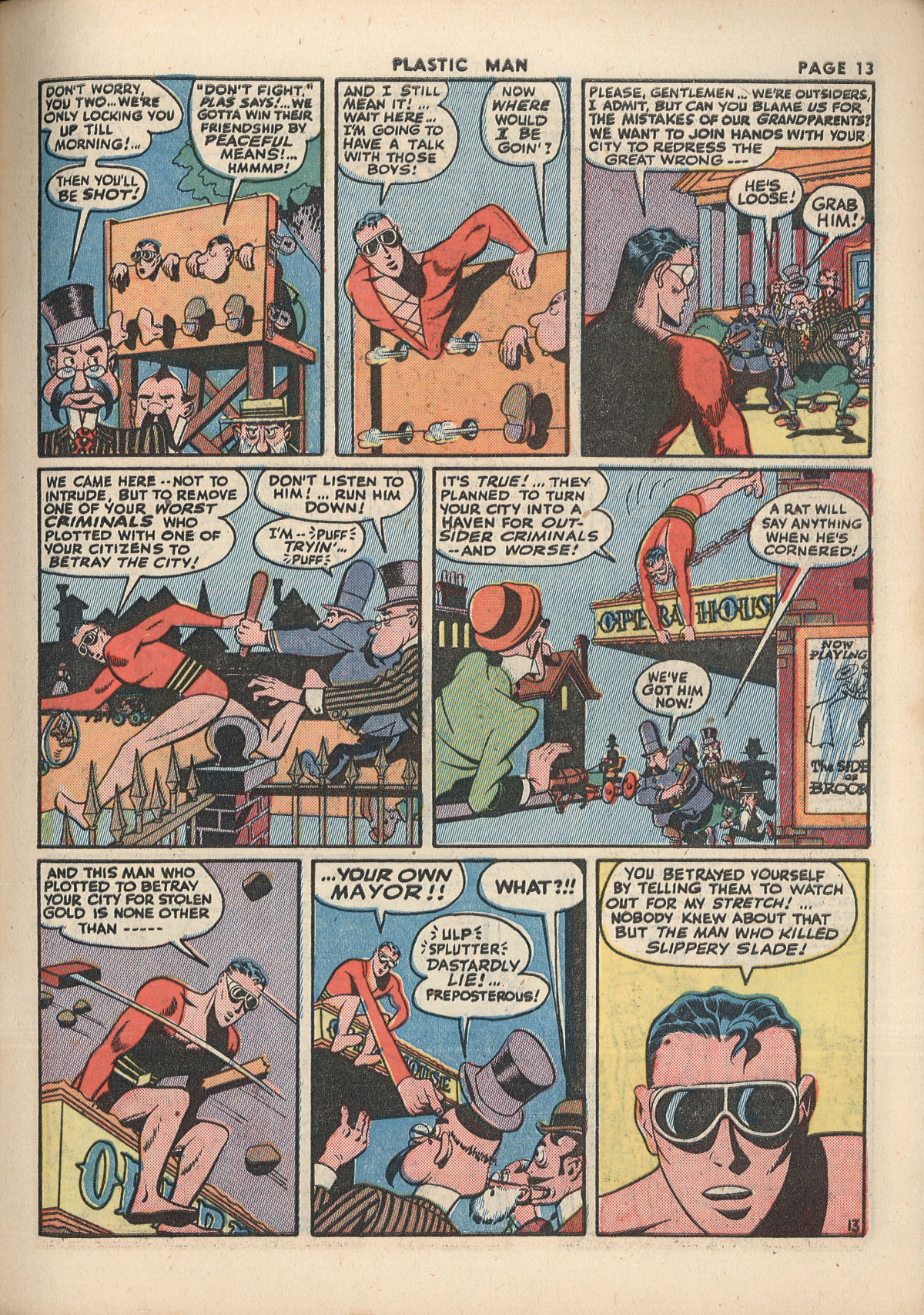 Read online Plastic Man (1943) comic -  Issue #2 - 15