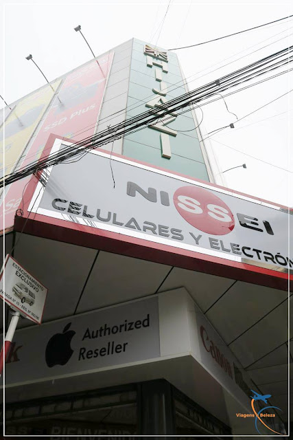Casa Nissei, loja de eletrônicos no Paraguai.