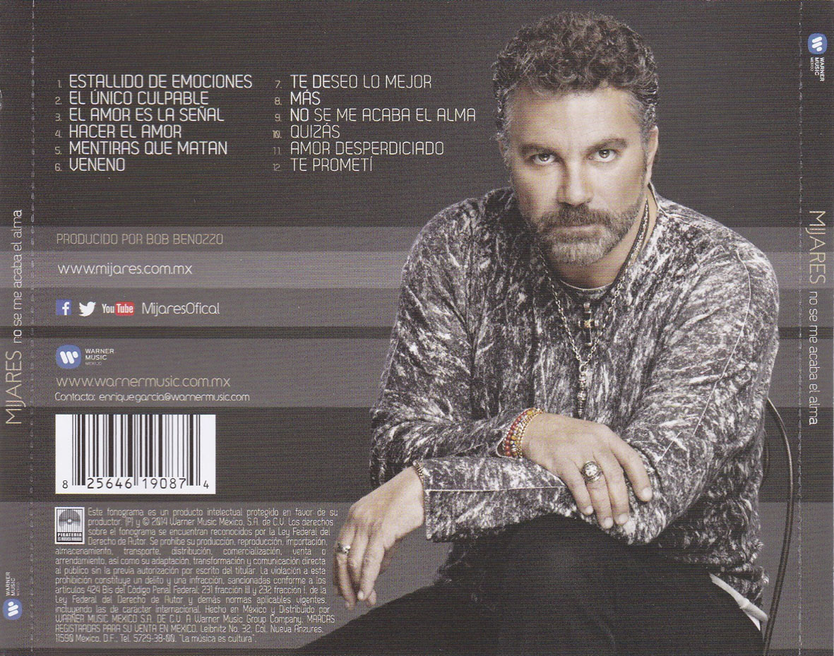 El Rincon De Luis Mijares No Se Me Acaba El Alma no se me acaba el alma