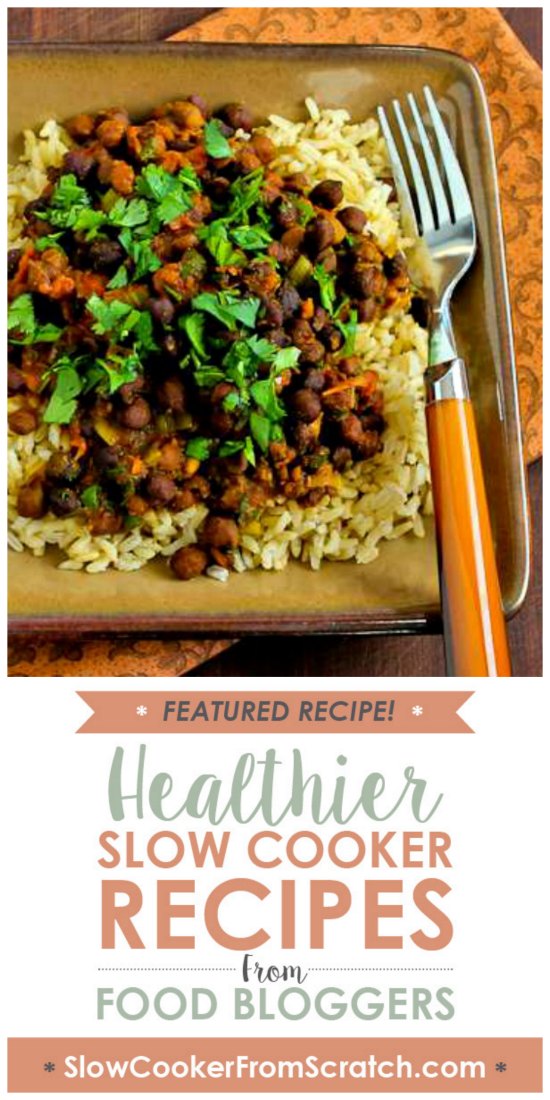 Slow Cooker from Scratch® Slow Cooker Vegan Black Garbanzo Bean Curry