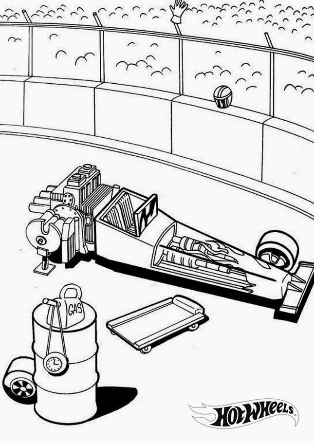 Hot Wheels Coloring Pages 7