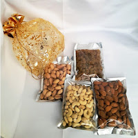 Diwali Offer Dry Fruits Set of 4 (100 GM  Each) Rs.299 Gift pack
