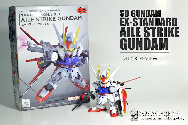 SD GUNDAM EX-STANDARD AILE STRIKE GUNDAM REVIEW - PUTARO GUNPLA