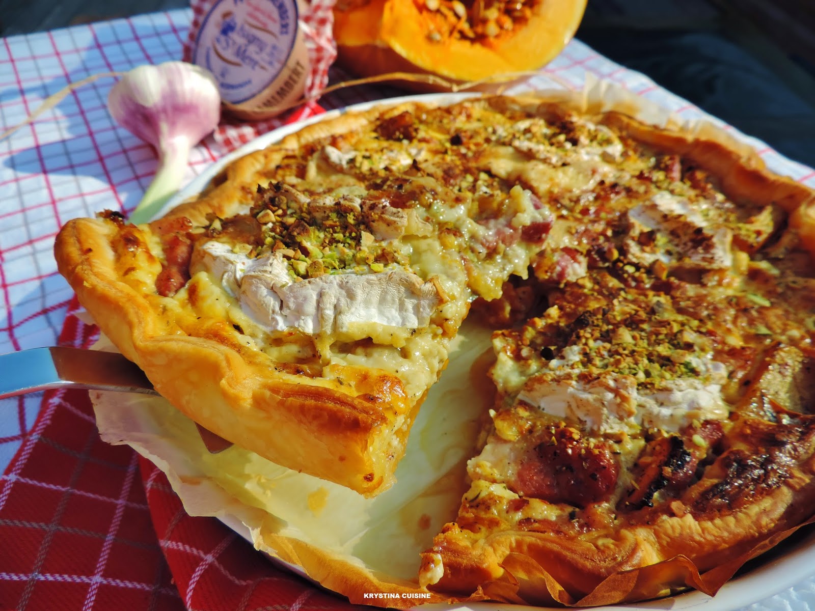 Krystina cuisine: Tarte Potiron &amp; Camembert