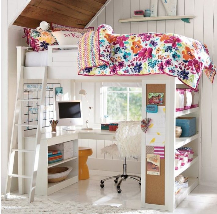 idea para ahorrar espacio en tu habitación