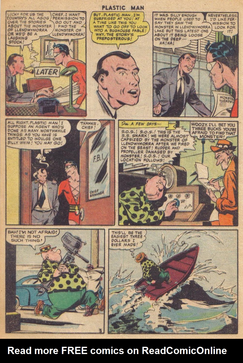 Read online Plastic Man (1943) comic -  Issue #50 - 28