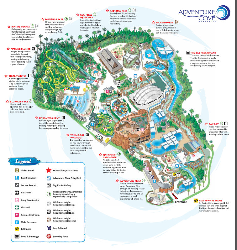 Splash splash Adventure Cove Waterpark Singapore