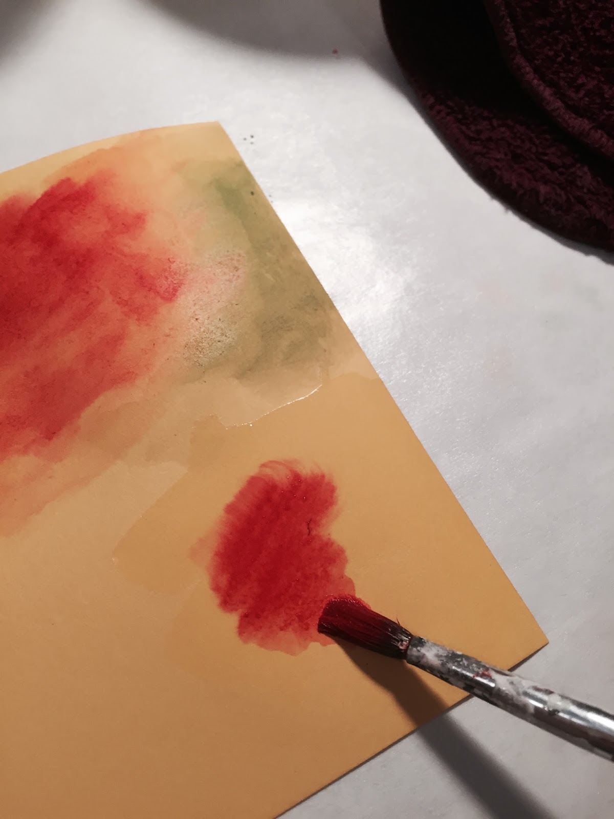 Miniature fall leaves for a dollhouse Nature's Soul Miniatures