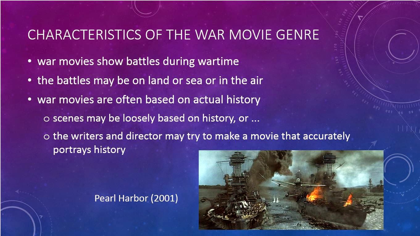 Screen English A Practical Movie Course Guide Sample Movie Genre Topic War