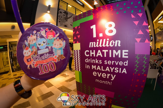 Chatime 100 stores in Malaysia + Art Movement collab [Makanlah Buah-buahan Tempatan]