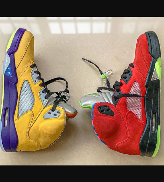 THE SNEAKER ADDICT 'What The' Air Jordan 5 Retro Sneaker Detailed Look + Release Date