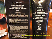 Hanskin Super Light Touch BB description