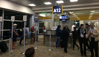 Quito airport gate waiting area Quito airport gate waiting area