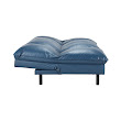 PONTUS/P Sofa Giường Da Tổng Hợp 182x114x85 cm Màu Xanh Dương