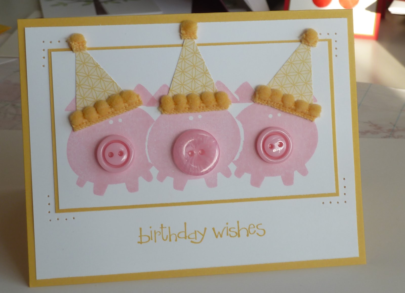 Monkey Studio Designs: More Birthday Buttons