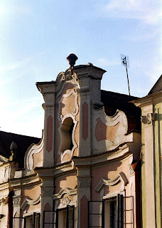 the culmination of a baroque house, telc