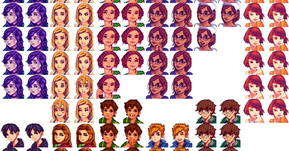 Stardew Valley Original Portraits Best Stardew Valley Portrait Mods To Check Out (All Free