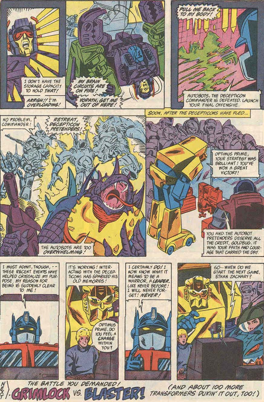 Read online The Transformers (1984) comic -  Issue #40 - 23
