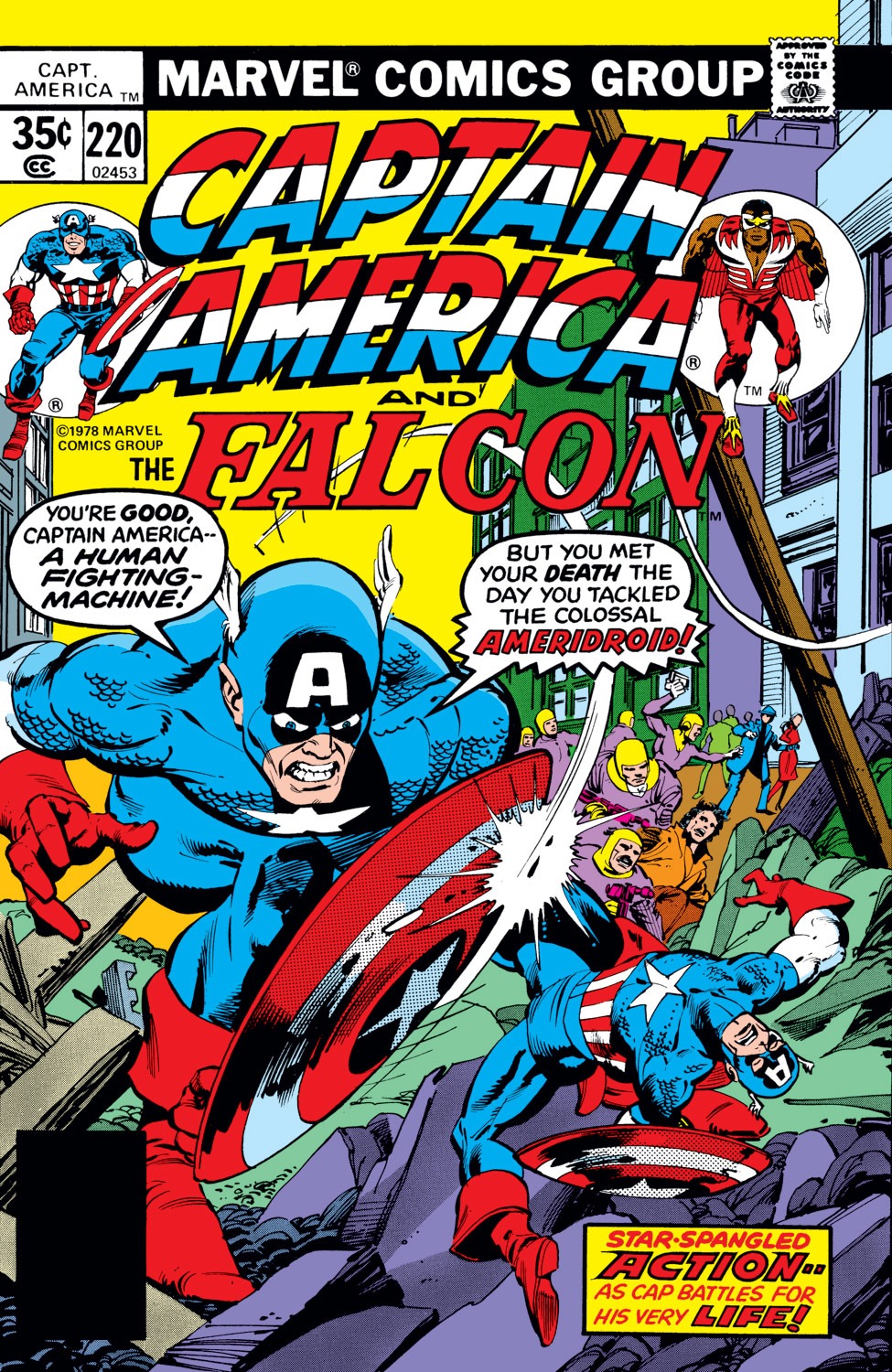 Read online Captain America (1968) comic -  Issue #220 - 1