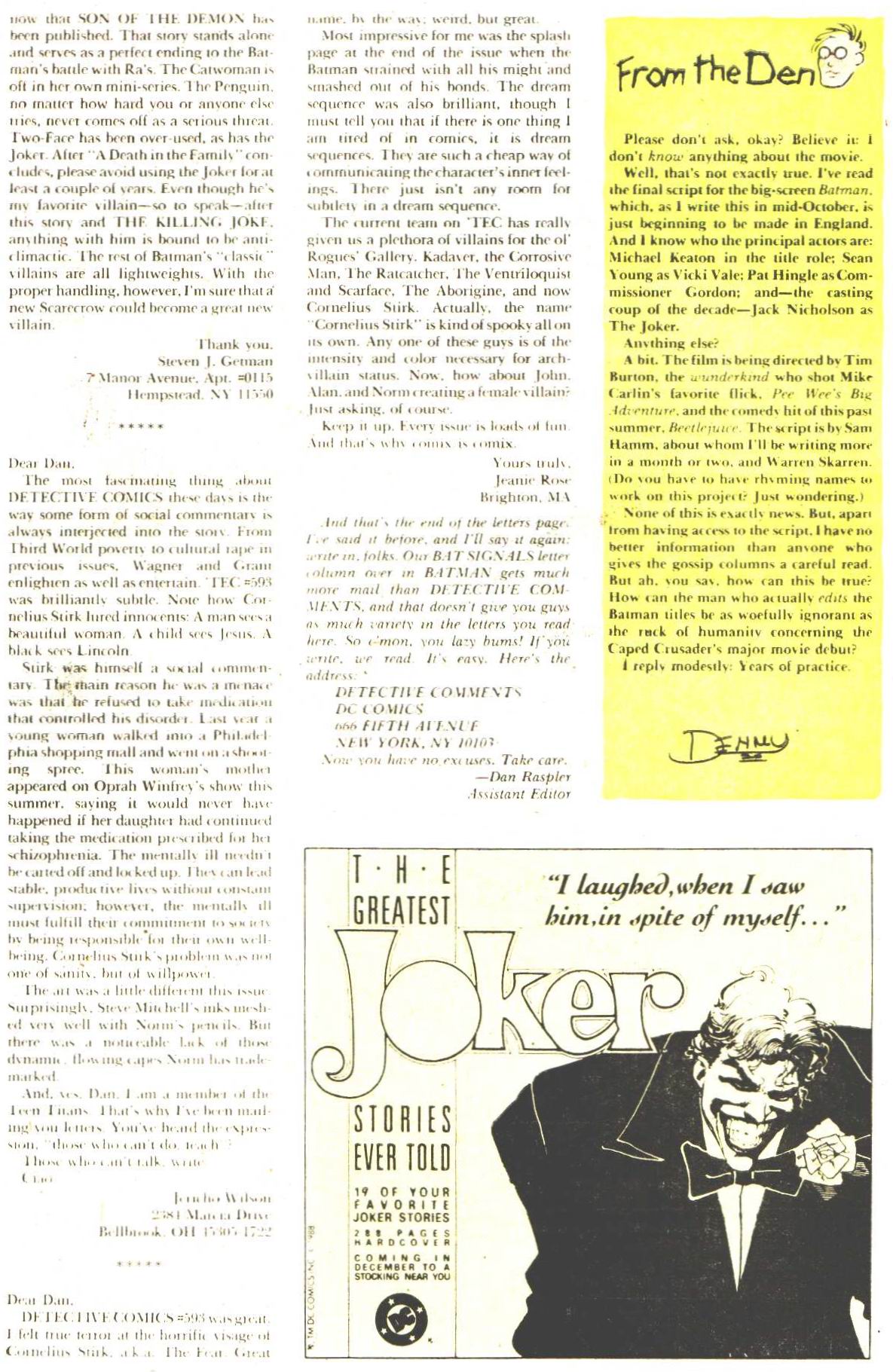 Read online Detective Comics (1937) comic -  Issue #596 - 34