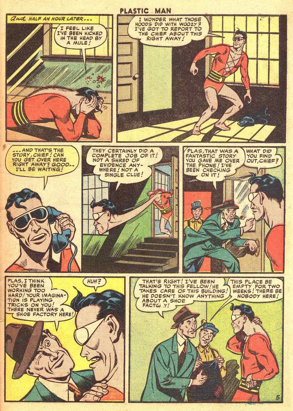 Read online Plastic Man (1943) comic -  Issue #32 - 32