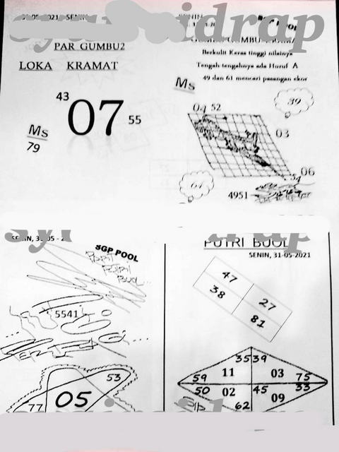 Forum Syair Singapura Senin 31 Mei 2021 Royal Syair