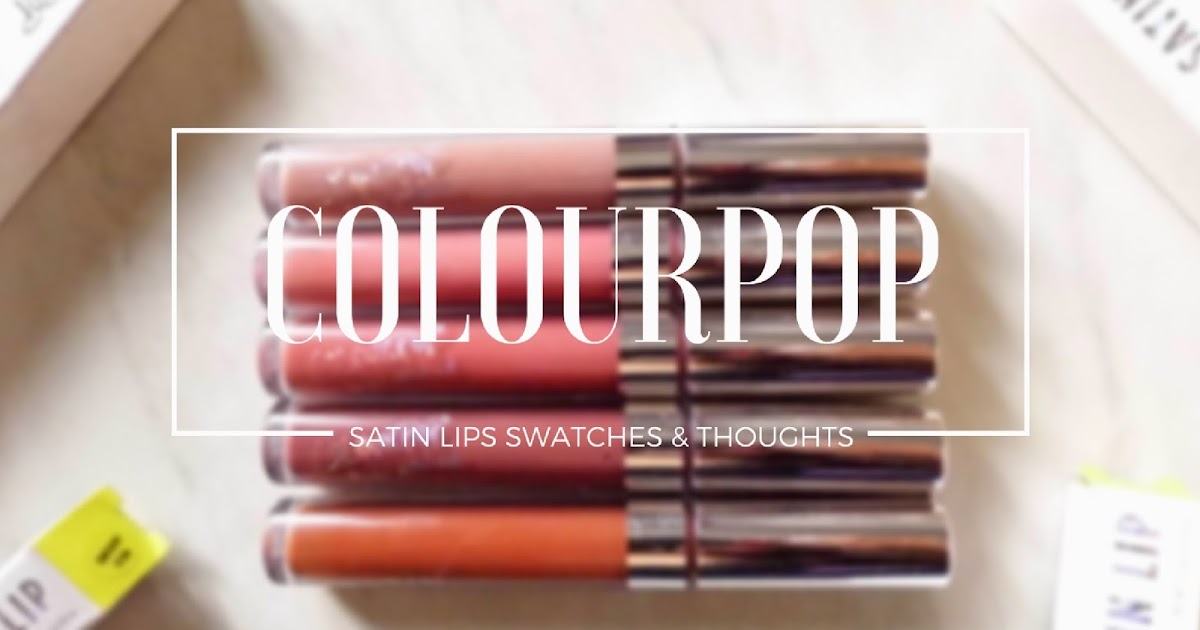 Colourpop Satin Lips NonDrying Liquid Lipstick From Manila with Love