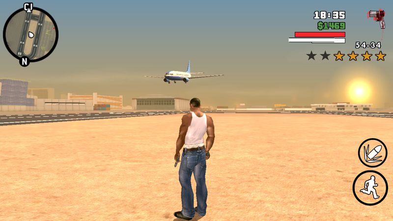 gta sa plane crash