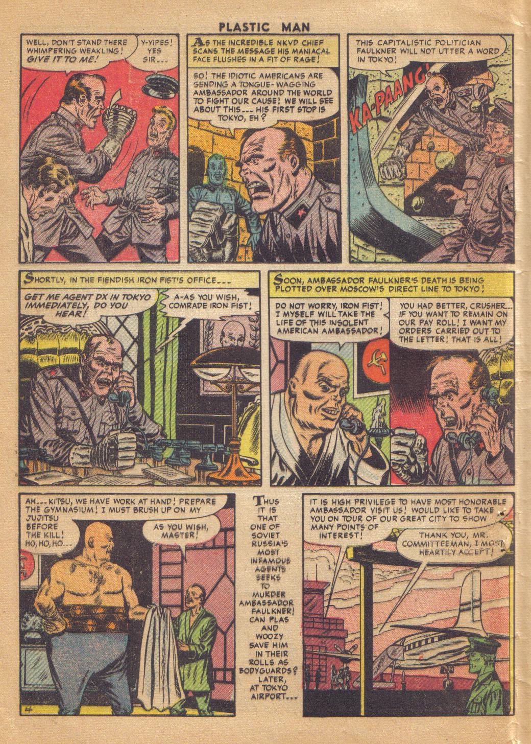 Read online Plastic Man (1943) comic -  Issue #50 - 6