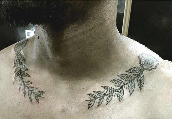 50 Stunning Collar Bone Tattoos For Women And Men