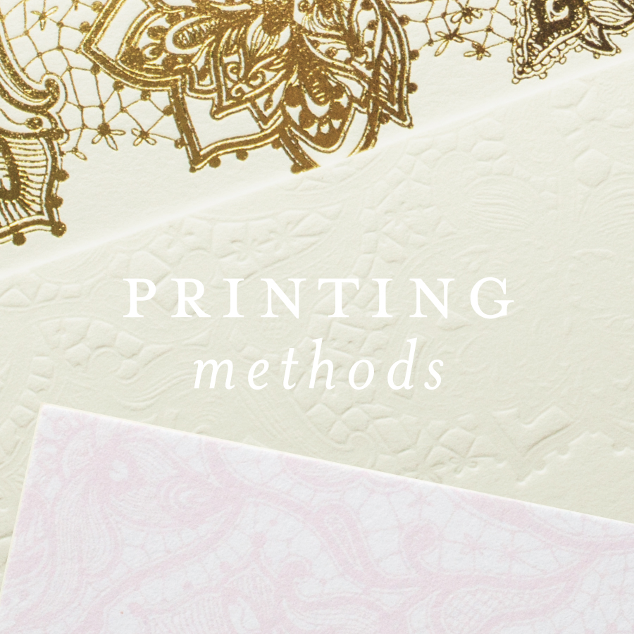 Wedding Stationery Guide Printing Methods Banter and Charm