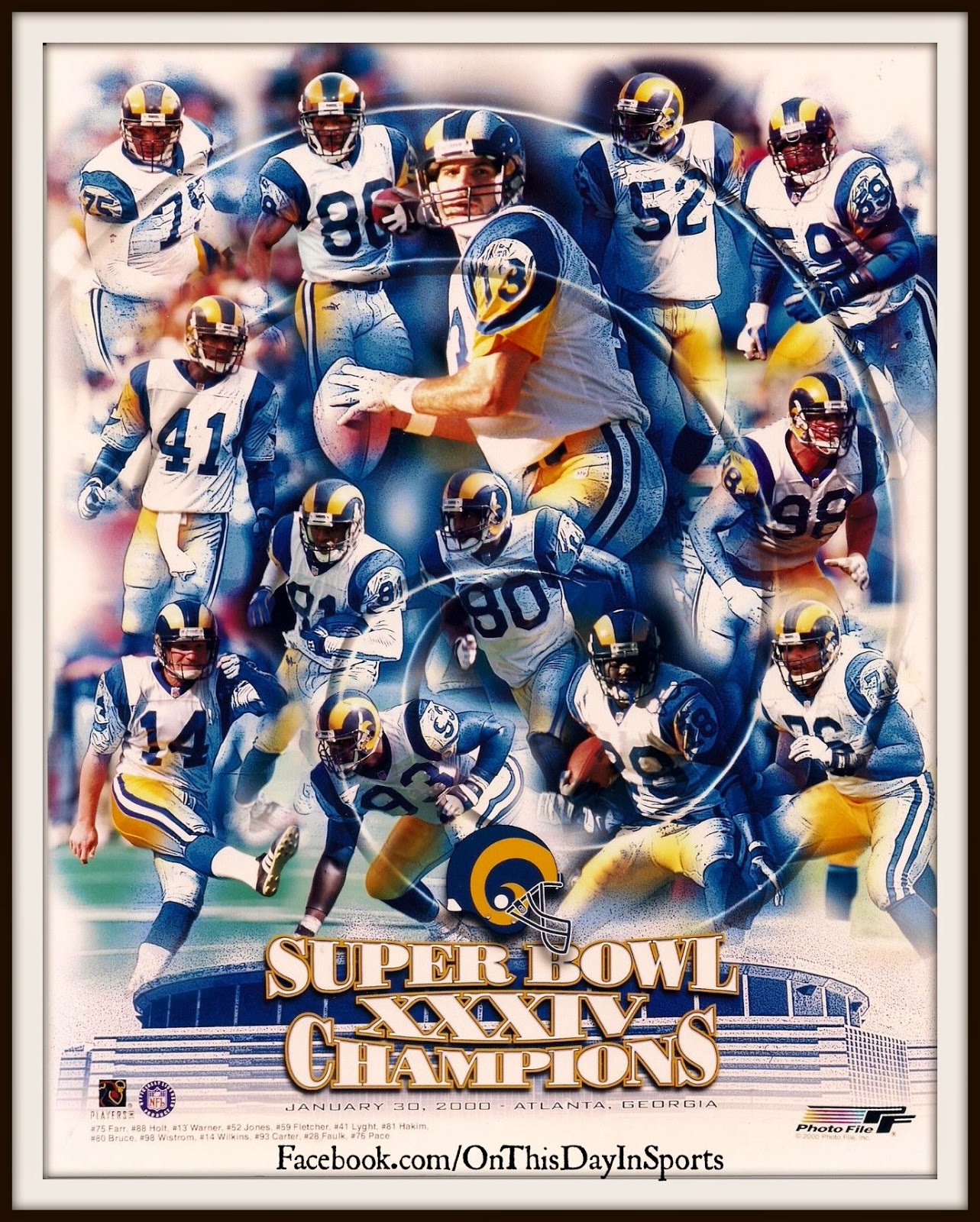 On This Day In Sports: January 30, 2000: The Rams Win A Thriller In Super  Bowl XXXIV