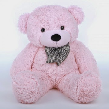 Lady Cuddles Pink Teddy Bear