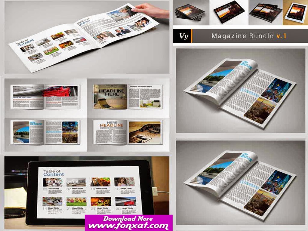 تصميمات مجلات التصميم رقم (35 ) magazine design