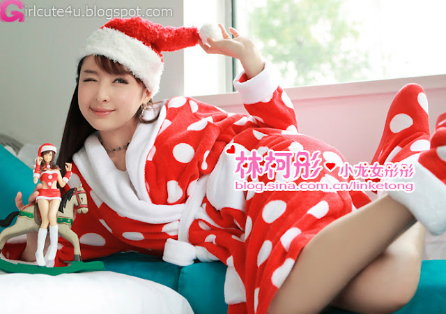 1 Linke Tong glowing Christmas Maid Princess first series-very cute asian girl-girlcute4u.blogspot.com